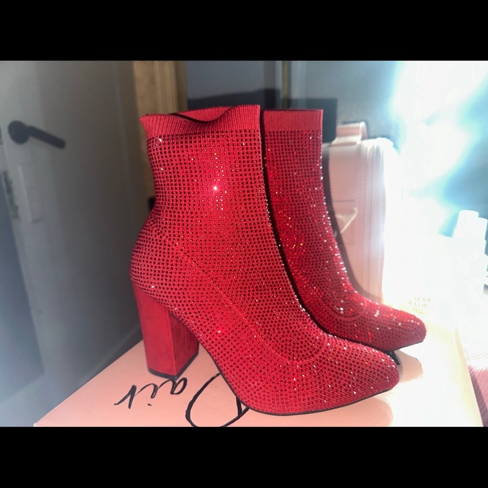 Ruby red boots
